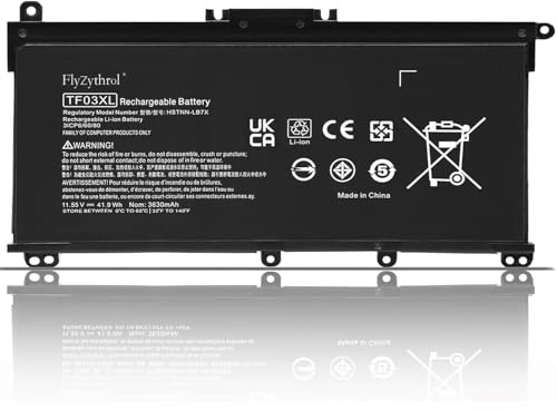 FlyZythrol TF03XL TF03 Batteria compatibile con HP Pavilion 14-BF 14-BK | 14-BP 14-CD 15-CC 15-CD 15-CK 17-AR 14-BF003NF 15-CC511NF 920046-421 920046-121 920046-421 920070-855 HSTNN-IB7Y series