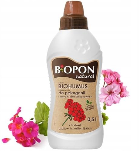 Geranien Dünger Mit Wurmhumus Alle Balkonpflanzen Spezial Flüssigdünger 500ml Pelargonien