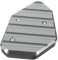 Amosfun Motorrad Seitenkissen Ständerpolsterseite Stand Unterlage Motorrad-Ständerverlängerung Verlängerungspolster für Motorradständer CNC-Aluminiumlegierung Silver