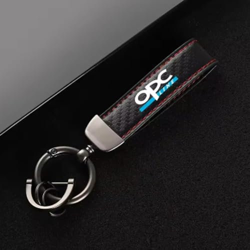 MNGKIQC 1 Stück Auto Schlüsselanhänger, für Opel OPC LINE Astra Schlüsselring Auto SchlüSselanhänger Keychain Geschenk Zubehör,A