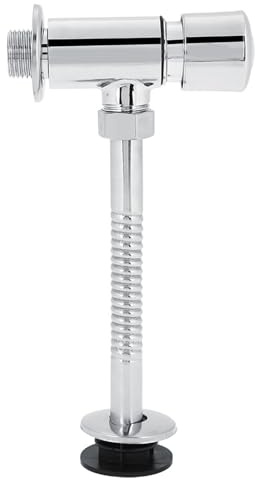 Milltrip Robinet de Chasse D'eau pour Urinoir, en Alliage de Zinc, Mécanisme de Chasse D'eau Temporisée pour Salles de Bains Commerciales
