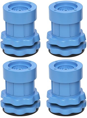 Tappetino per lavatrice | Supporto per lavatrice 4: ammortizzatore, supporto per lavatrice per proteggere il pavimento della lavanderia a doppio strato in fibra di resina e resistente