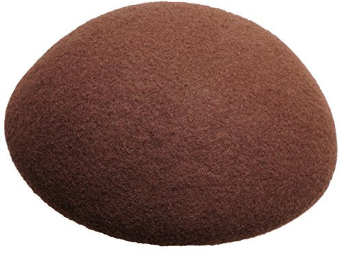 Lawliet A263 Fascinator für Damen, aus Wollfilz - Braun -