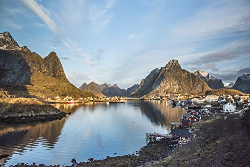 hansepuzzle 44296 - Fjord in Norwegen Puzzle 2000 Teile - Natur Motiv mit hochwertiger Aufbewahrung: Kartonbox und wiederverschließbarem Beutel - Format 90 × 60 cm