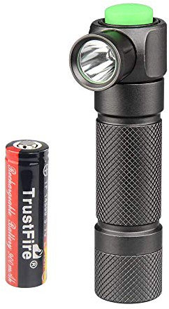 TrustFire Linterna LED Z2 280 lúmenes, 1 batería 14500 y tapa magnética, 5 modos incluidos, modo estroboscópico y SOS, para interior, exterior, noche y senderismo