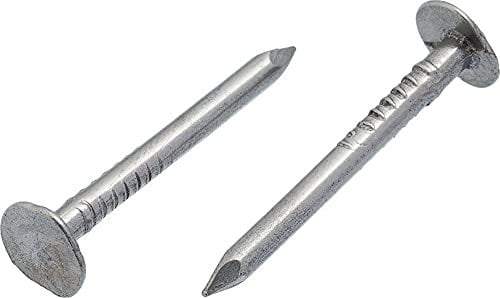 3mm x 40mm Steel Roof Nails Large Head Felt Clout Felt Tacks (Pack of 100)