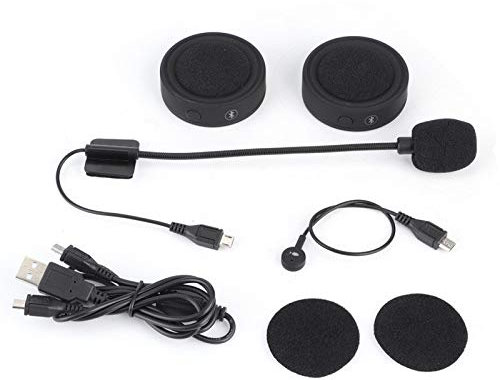 EBTOOLS Auricolari Bluetooth per Casco Moto BT17 Cuffie Casco Bluetooth Impermeabili Cuffie Stereo per Moto Moto con Auricolare Vivavoce
