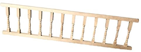Harilla Puppenhaus Geländer Möbel, Dekoration Mini Baluster Zaun, Zubehör /12 für Stufen Treppen Balkon Kinder Kinder