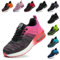 Baofular Scarpe Antinfortunistiche Uomo Donna Leggere Scarpe da Lavoro Comode Scarpe Sicurezza Antiscivolo Traspiranti Rosa 36 EU 230