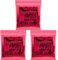 Ernie Ball Burly Slinky Nickelwound E-Gitarrensaiten, Stärke 11-52 (Packung mit 3)