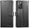 Lensun Custodia per Samsung Galaxy Note 20 Ultra, [RFID Antifurto] Cover in Vera Pelle Libro con Portafoglio Chiusura Magnetico Flip Custodie Cuoio per Galaxy Note 20 Ultra 5G – Nero