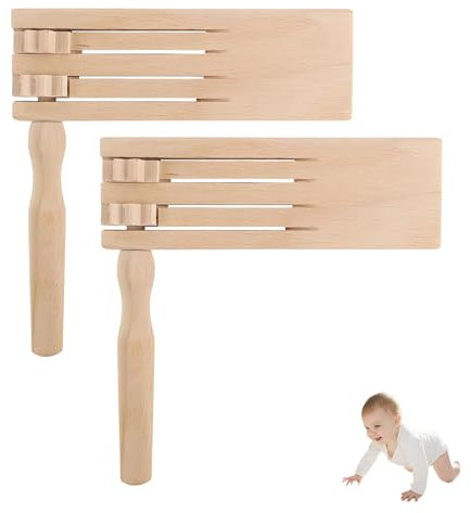 agogue 2 Stück Klapper, Holzratsche, Klapper Ostern, Holz Ratsche für Spiele Partys und Veranstaltungen Sportevents Feste und Feiern