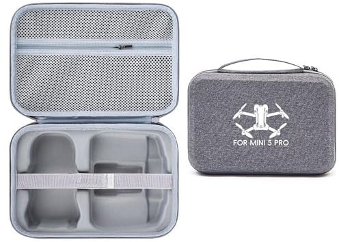 Wigento Für DJI Mini 5 Pro RC 2 Nylon Aufbewahrungstasche Carry Handbag Grau