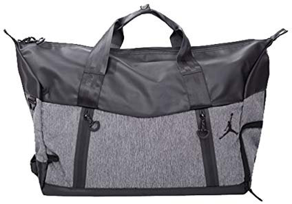 Jordan Airborne Weekender Duffle Bag (One Size, Carbon Heather/Black)