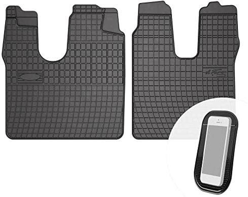 moto-MOLTICO Gummimatten Auto | 2-teiliges Set, Allwetter Gummi Fußmatten, Antirutsch & Wasserfest Autoteppiche - passend für Man TGL TGM TGS ab 2005