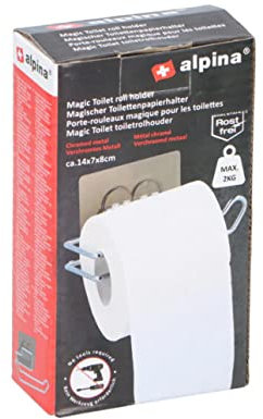 Porta carta igienica con ventosa, 14 x 7 cm, 31