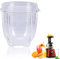 Piezas de Repuesto de Taza Transparente para Exprimidor, corta taza de repuesto, Profesionales Tazas de Exprimidor para Piezas de Repuesto para 250 W, Top Cup para 250 W Blender Juicer(Taza corta)