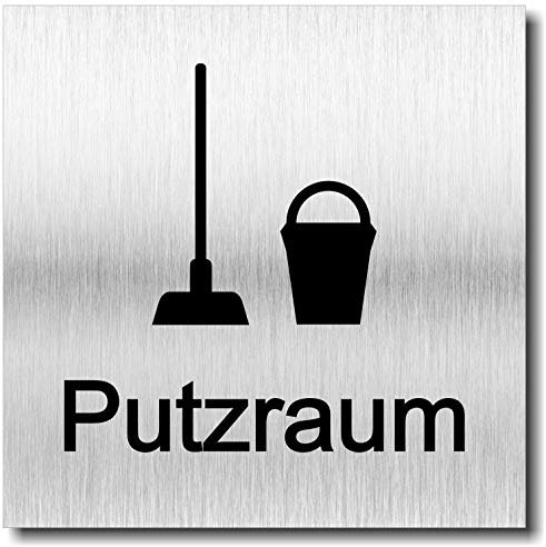 Plaque de porte personnalisée avec impression UV 12 x 12 cm – 3 mm en aluminium composite – Fabriqué en Allemagne