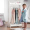 Haus Projekt Guardaroba per Bambini, Appendiabiti in Legno Bianco per Bambini, Appendiabiti per Bambine Fatto a Mano, Guardaroba per Neonati, Cameretta Salvaspazio per Bambini, Mobili per Cameretta