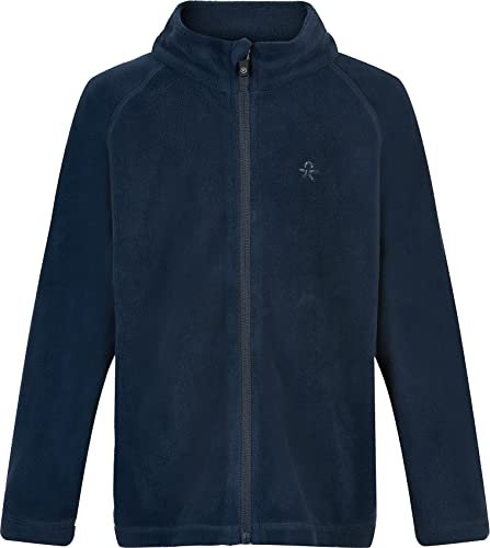 Color Kids Kids Fleece Jacket Full Zip 2 Blau - Schnelltrocknende warme Kinder Fleecejacke, Größe 104 - Farbe Total Ecli