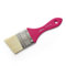 MissPompadour langlebiger Pinsel 50 mm für Wandfarbe, Kreidefarbe, Holzfarbe - feiner Flachpinsel für Möbelfarbe, Holzlasur - Malerpinsel, Borstenpinsel Made in Germany