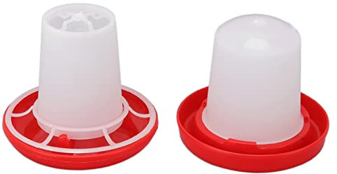 HEEPDD KüKen-Futterspender, KüKen-Futterspender und TräNke-Kit Heavy Duty DrehhüLsen-Design FüR KüKen