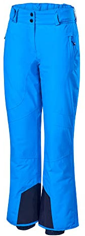 Black Crevice Skihose I Damen-Wanderhose I Wärmeisolierende, Atmungsaktive Snowboardhose I Wind- & Wasserdichte Schneehose (Blau, 48)