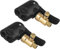 Messing Autoventil Adapter 2 Stück Autoventil Hebelstecker Reifenluftfutter Luftpumpen Amerikanisches und Französisches Ventil Adapter Ventil Anschluss Adapter für Auto LKW Motorrad Reifenfüller