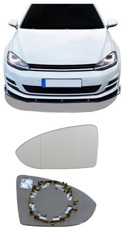 goingfast Para VW Golf 7 Espejo de hielo Convexo Descongelación Espejo retrovisor Izquierdo lado Conductor