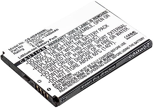 MobiloTec Akku kompatibel mit Honeywell Dolphin 6000, Handscanner/Scanner Li-Ion Batterie