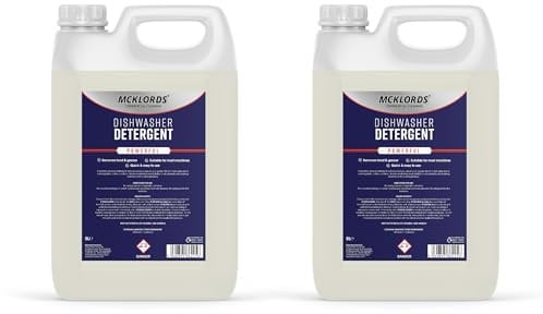 McKLords Dishwasher Detergent, 10 Litre (2x5 Litre), Clear