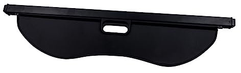 XUBOR Kofferraum-Abdeckung, for Ford, for Focus Schrägheck 2012–2019, Sicherheitsschild, hinterer Gepäckvorhang, einziehbar, Privatsphäre, Autozubehör Laderaumabdeckung(Black)