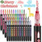 AOMEES Glitter Pencils Magic Pens Besondere Weihnachtsgeschenke Ideen: 48 Outline Magische Marker Stifte Set, Geburtstag Weihnachten Geschenke Teens Mädchen 4-12 Jahre alt Craft Supplies