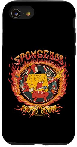 SpongeBob SquarePants Sweet Victory Band On Fire Poster Case for iPhone SE (2020) / 7 / 8