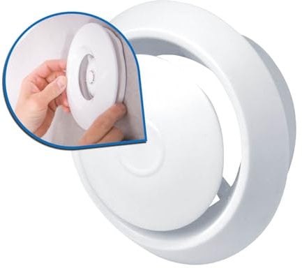 kör4u Lüftungsgitter weiß 150 mm - für optimale Luftzirkulation im Haus und Büro