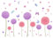 2 St. Wandtattoo Pusteblume Wohnzimmer Wandtattoo,Blumen Wandtattoo für Kinderzimmer Mädchen,Pflanzen Blumen Wandaufkleber für Wohnzimmer Babyzimmer Küche Fenster Tür Wanddeko