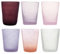 Memento Set 6 bicchieri acqua in pasta di vetro 300cc (Violette)