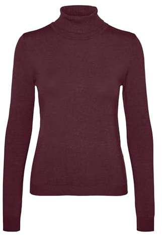 VERO MODA Damen Vmhappiness Ls Rollnk Pullove Ga Boo Rep Vmhappiness Ls Rollnk Pullove Ga Boo Rep (1er Pack)