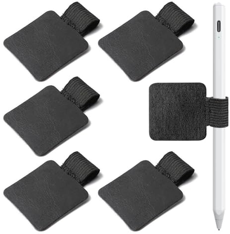 5 Stück Leuchtturm Stiftschlaufe Selbstklebend Halterung Stifthalter Selbstklebend Stiftehalter Stifthalter Notizbuch Holder Leder Stiftringhalter,Selbstklebender für Leuchtturm Pen Loop ZubehöR Clip