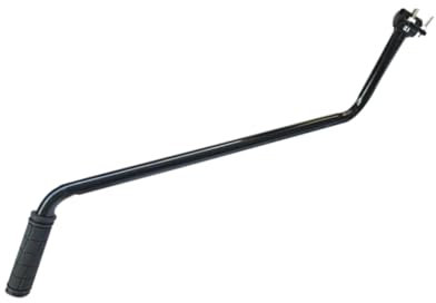 Junge Mädchen Fahrradtrainergriff aus Metall Schwarz für Lernhilfe
