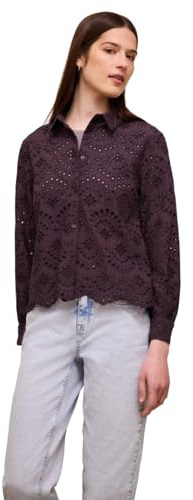 Street One Studio Langarm Bluse mit Shiffleymuster