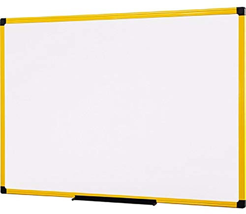 Bi-Office MA2115177 240x120cm, Gelber Aluminiumrahmen