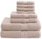 Madison Park 800 g/m² 100% Coton 8 pièces Ensemble de Toilette See Below Rose poudré