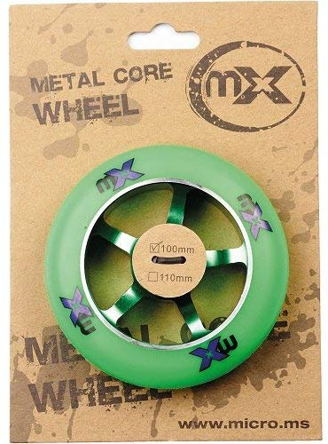 Micro Rolle Stunt MX1211 100 MM Green/Green