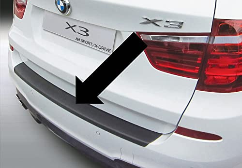Richard Grant Mouldings Ltd. Original RGM Ladekantenschutz schwarz passend für BMW X3 F25 SUV Kombi ab Facelift Baujahr 06.2014- nur bei M-Style Stoßstangen RBP856