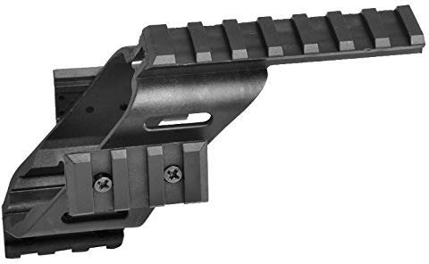 Universal Tactical Pistol Sight Laser Light Polymer Light Mount mit Quad 7/8 Weaver & Picatinny Schiene für Glock 17 CS Spiele