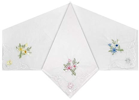 Warwick & Vance Womens/Ladies Boxed 100% Cotton Handkerchiefs