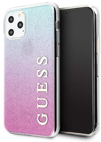 Hülle aus der Glitter Gradient Kollektion für das iPhone 11 Pro, rosa blau