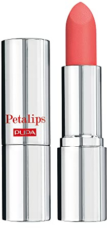 Pupa Milano Petalips - Rossetto morbido opaco - Leggero e impercettibile - Fornisce colore con intensità costruibile - Combina il comfort di un balsamo con una finitura opaca - 013 Lovely Hibiscus -