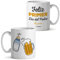Kadoo Regalos Taza Personalizada Día del Padre Feliz Primer Día del Padre (Dibujo)